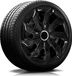 NRM wieldoppen set 14" inch zwart chroom wieldop wintervelgen