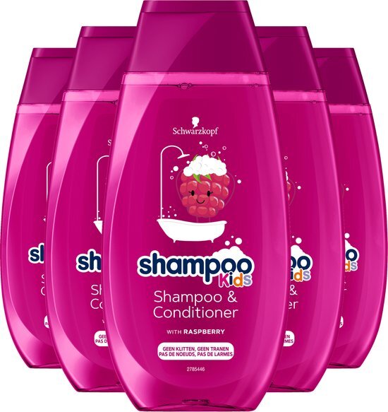 Schwarzkopf Shampoo Kids Raspberry 6x250ml - Grootverpakking