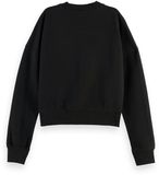 Scotch & Soda Pull pour femme Noir Coton Regular Fit