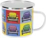 BRISA VW Collection Volkswagen Kever Emaille Mok 500ml - Multicolore