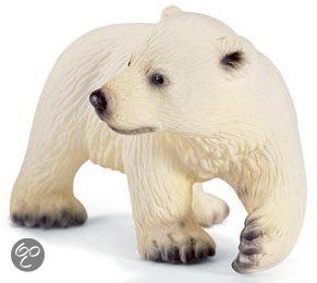 Schleich IJsbeerjong Miniatuur