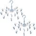 Icecat Mini séchoir pliable pour vêtements bleu