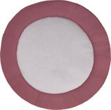 Baby's Only tapis de parc tricoté rond Classic - Stone Red - Ø95 cm