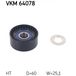 SKF Tendeur de courroie, courroie trapézoïdale à nervures SKF VKM 64078 Mazda