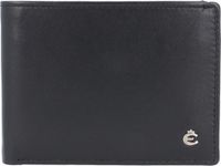 Esquire Harry Portemonnee Leer 10,5 cm - Mannen - Horizontaal - Zwart