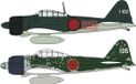 Hasegawa 1/72 MITSUBISHI A6M2B/A6M3 ZERO FIGHTER 2 KITS 2437