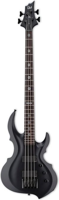 ESP LTD TA-604 FRX Black Satin Tom Araya Signature Basgitaar