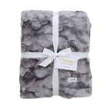 GRACED SOFT LUXURIES Oversized plaid, woonkamerdecoratie, zachtste, warme, elegante, esthetische, comfortabele, cozy faux fur voor thuis, bank, sofa, bed, stoel (XL 152 x 203 cm, gemarmerd grijs)