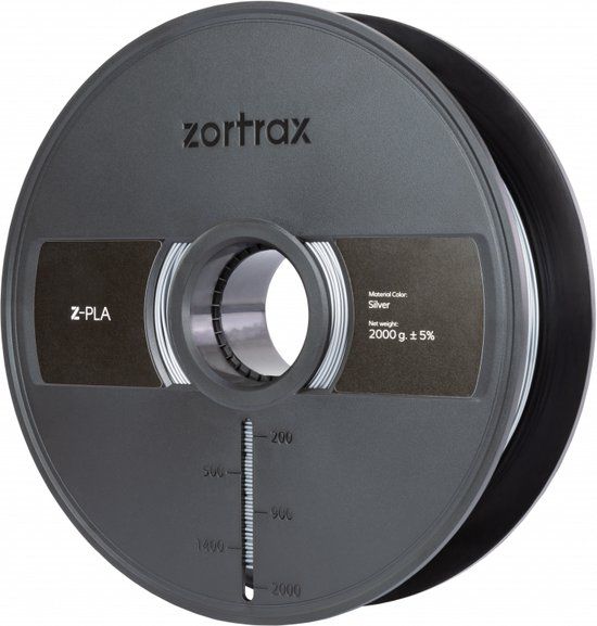 Zortrax Z-PLA filament - 1,75mm - 2 kg - Silver