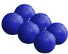 Bolsius - Glanzende bolkaarsen - 6 Stuks - Blauw - 7cm - 16 Branduren
