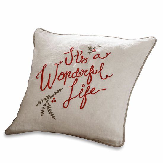 LOBERON Kussenhoes Wonderful beige/rood