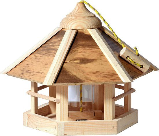 dobar Vogelvoederhuis Camouflage - Vogelvoederstation - Hout - 35x35x29cm