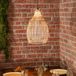esotec LED-Hängeleuchte Solarleuchte Kairo, style bohème, blanc chaud 45lm polyrotin extérieur 102239