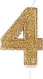 Culpitt Sparkle Gold Numeral Candle 4