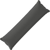 vidaXL Kussensloop HOUTEN Antraciet 40 x 145 cm Polyester