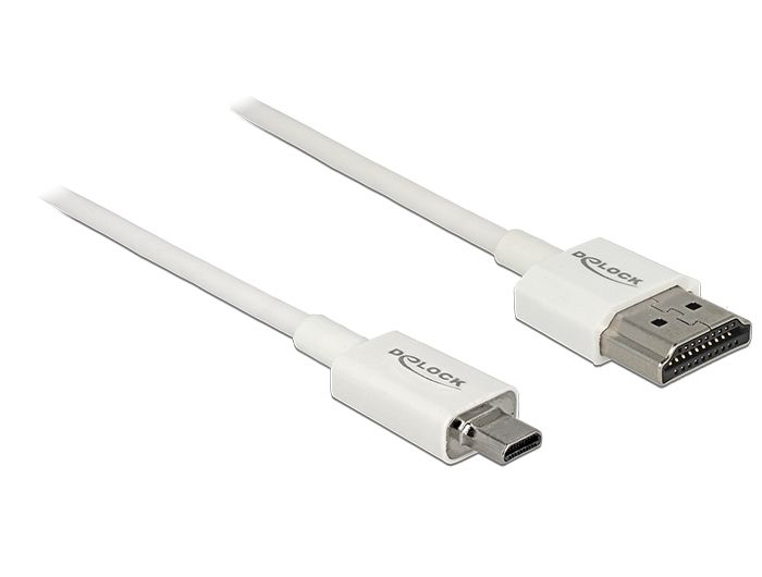 DeLOCK 85148 - HDMI Kabel - 0,5 m - Wit