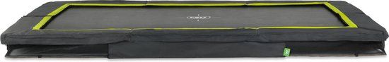 EXIT Silhouette Inground Trampoline - 214x305cm - Black