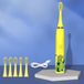CoolHome Sonic Draakje Brosse tandenborstel pour tout-petits et enfants - Jaune