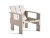HAY Chaise lounge Crate en pin laqué London fog