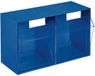 Lockweiler Transparant magazijn H 353 x B 600 x D 306 mm blauw