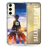 Cokitec Samsung Galaxy S24 Plus Hoesje Versterkt Manga Attack Titans Sun