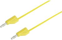 Voltcraft MSB-300 Meetsnoer Banaanstekker 4 mm Silicone 25.00 cm Geel 1 stuk(s)