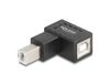 Delock 67204 USB Type-B naar USB Type-B adapter, zwart