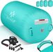KESSER® Airtrack Turnmat opblaasbare Gymnastiek Rol - Air Roll voor Gymnastiek & Turnen Fitness Mat Bal Rol met elektrische lucht-pomp Gymnastiekrol - Mint Groen, 120 x 60 cm