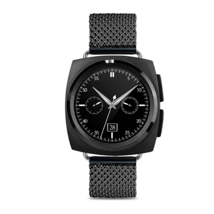 Stuff Certified A11 Smartwatch Smartphone Horloge OLED Android iOS Zwart Metaal