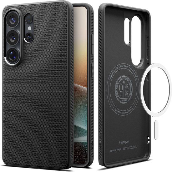 Spigen Liquid Air MagFit Hoesje voor Samsung Galaxy S26 Ultra - Matte Zwart