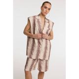 Refined Department Dierenprint Gilet Bruin