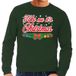 Bellatio Decorations Foute kersttrui / sweater voor heren - groen -Take Me Its Christmas XXL