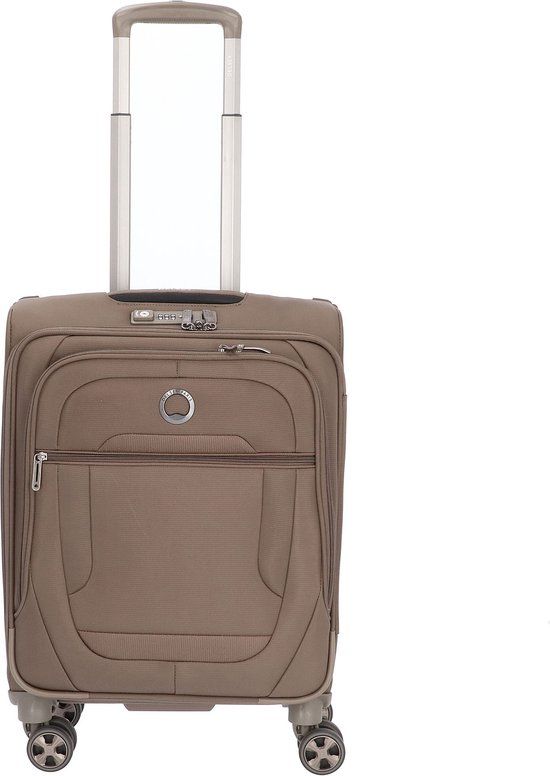 Delsey Helium DLX Handbagagekoffer 55 cm - Bruin