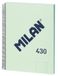 Milan 57141E80GR schrijfblok & schrift A4 80 vel Groen