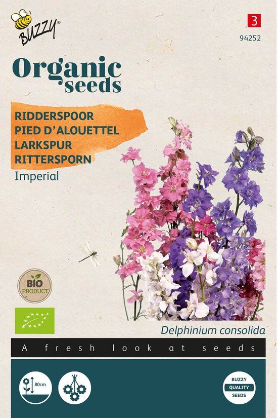 Buzzy Ridderspoor Imperial Organic Seeds (Bio)