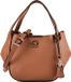 GUESS Coleen Satchel Handtas Schoudertas Caramel Bruin