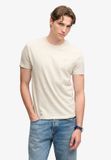 Superdry Essential Serif Logo T-shirt Heren XL Strogrijsgemêleerd/Grijs