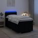 Maison Exclusive - Boxspringbed met matras, noir, 100 x 200 cm, rembourré