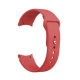 König Design Samsung Sportieve vervangingsband voor Samsung Galaxy Watch 4 & 5 - 20mm, zachte band, horlogeband van siliconen, kleur: rood
