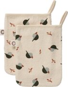 Noppies Babywashandje Printed duck terry wash cloths Baby Maat 1-size