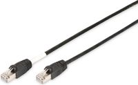 Digitus DK-1644-100/BL-OD RJ45 Netwerkkabel, patchkabel CAT 6 S/FTP 10.00 m Zwart UV-bestendig