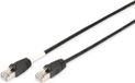 Digitus DK-1644-100/BL-OD RJ45 Netwerkkabel, patchkabel CAT 6 S/FTP 10.00 m Zwart UV-bestendig