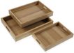 Versa Set van 3 MDF-houten dienbladen 30 x 5,5 x 40 cm