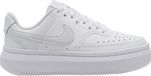 Nike Court Vision Alta Leer Schoenen Dames Wit