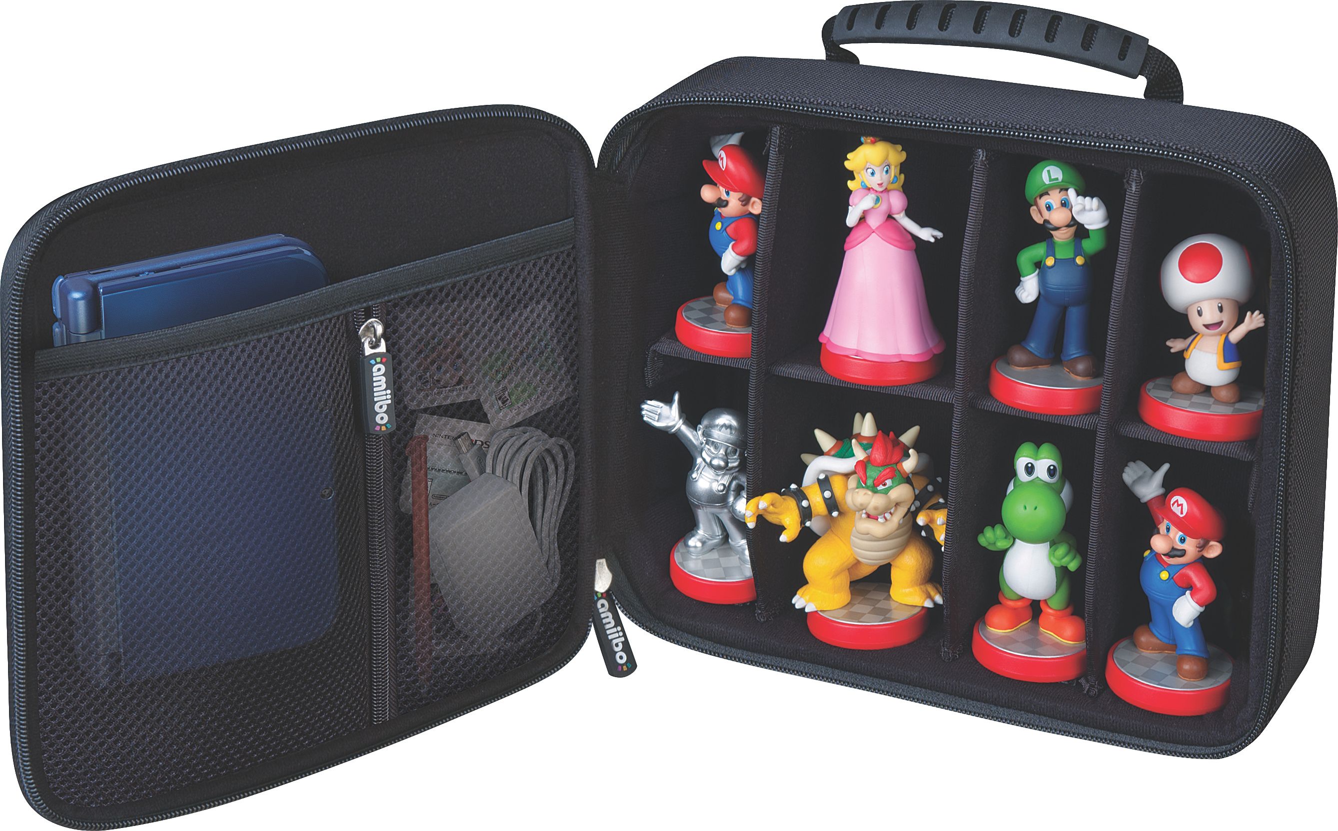 BigBen Officiële Nintendo Amiibo pouch - Zwart/Multi