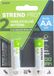 Strend Pro oplaadbare AA-batterijen, 600 mAh Ni-Mh, verpakking van 2 stuks
