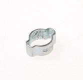 Mega Bosta BV Mega Dubbel oor klem staal gegalvaniseerd 5 mm x 7 mm 6 mm, per 10 stuks