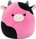 Squishmallows Pollyanna Black and Pink Cow 30cm Pluche