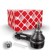 febi bilstein 107364 spoorstangeindstuk met kroonmoer en splint, 1 stuk | Compatibel met: HYUNDAI i20 ACTIVE, i20 II, i20 II Coupe