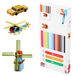 PCL-filament, 1,75 mm, 500 pièces, 20 couleurs, adapté aux stylos 3D